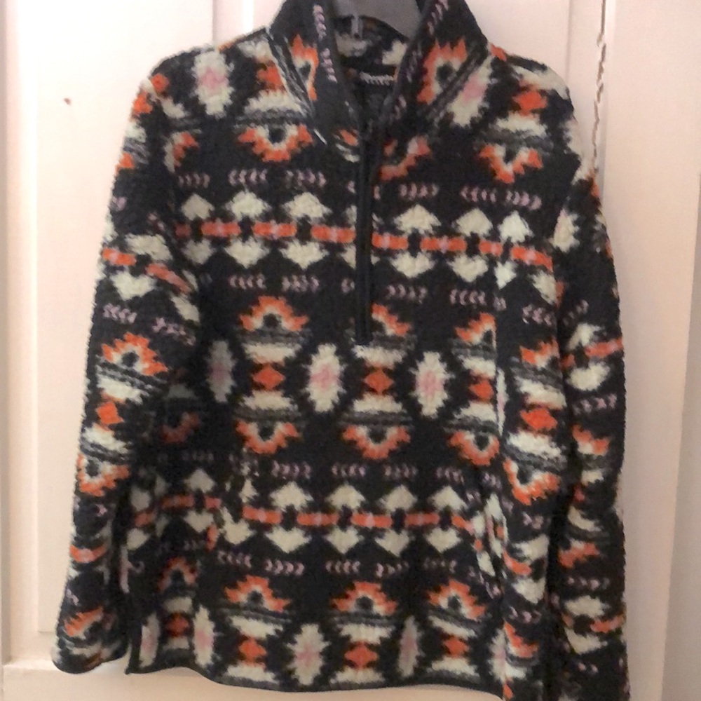 Women’s Wrangler Retro quarter zip Aztec fleece